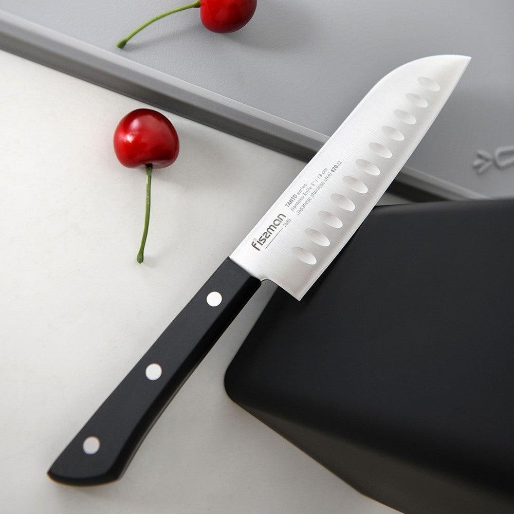 Cuchillo Santoku Tanto 13 Cm Fissman1#Gris