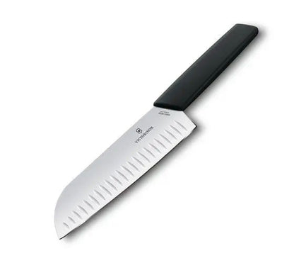 Cuchillo Santoku Swiss Modern Hoja 17 Cm Victorinox8#Negro