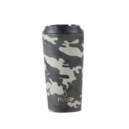 Mug Térmico Y Hérmetico Camo 470 Ml2#Verde