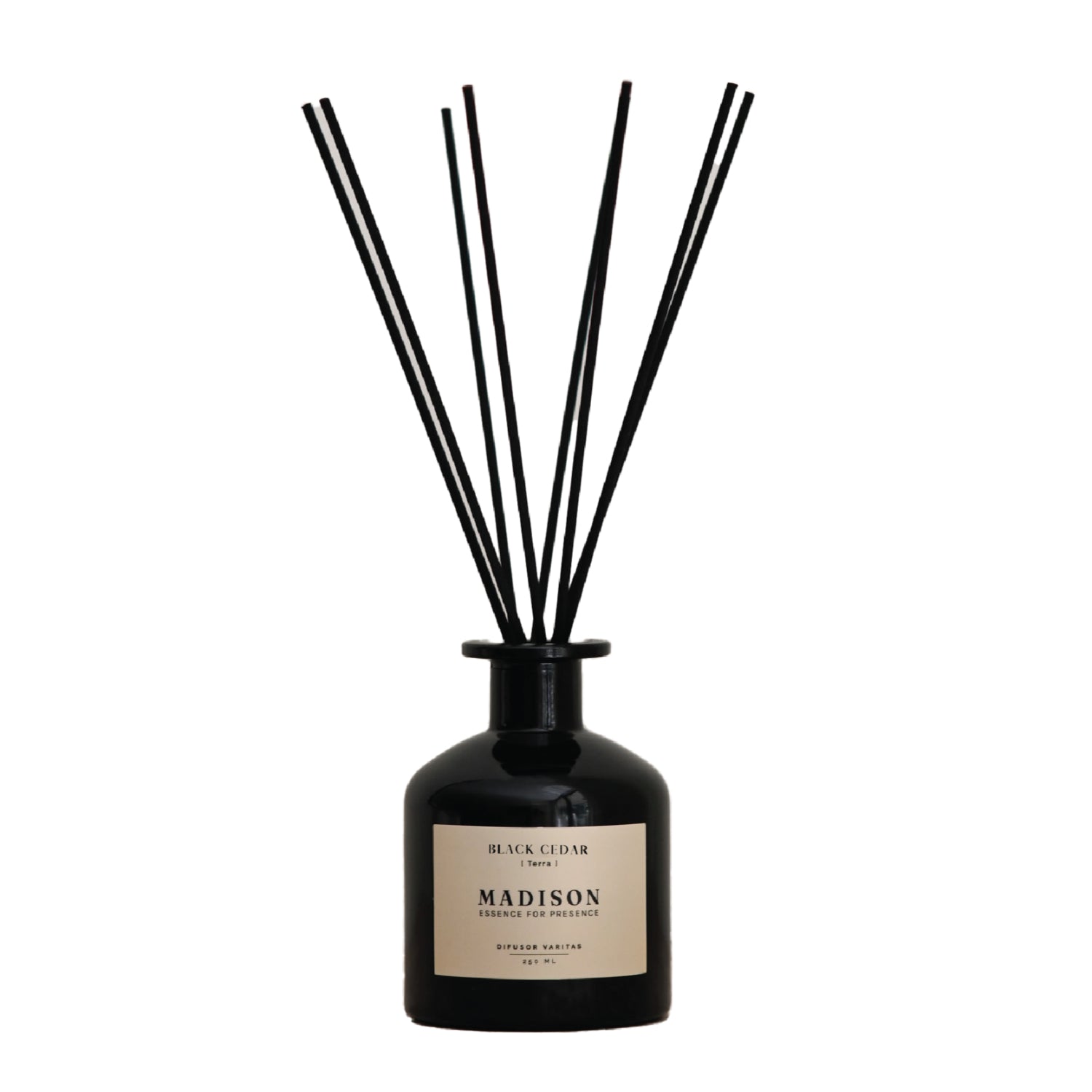 Difusor Varitas Black Cedar 250 Ml Madison6#Negro