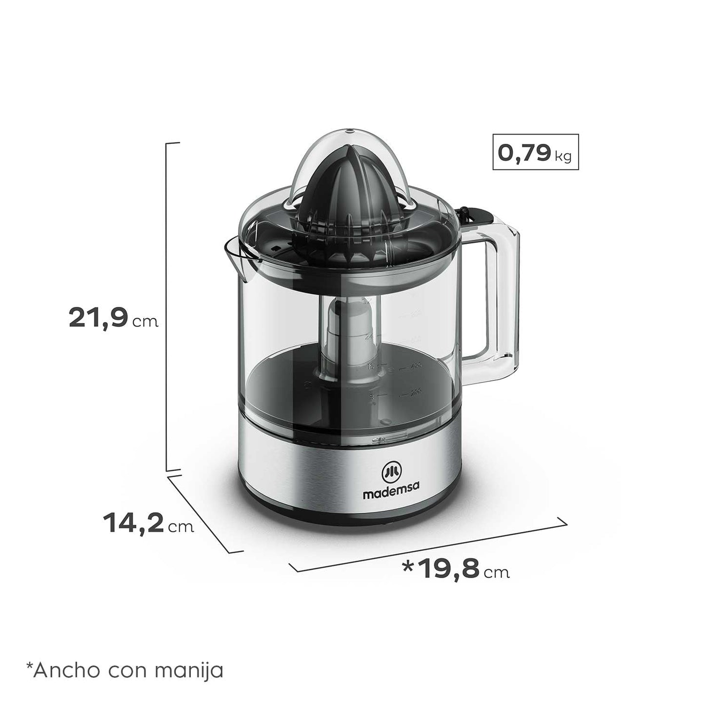 Exprimidor De Cítricos MJP10 Mademsa6#Acero