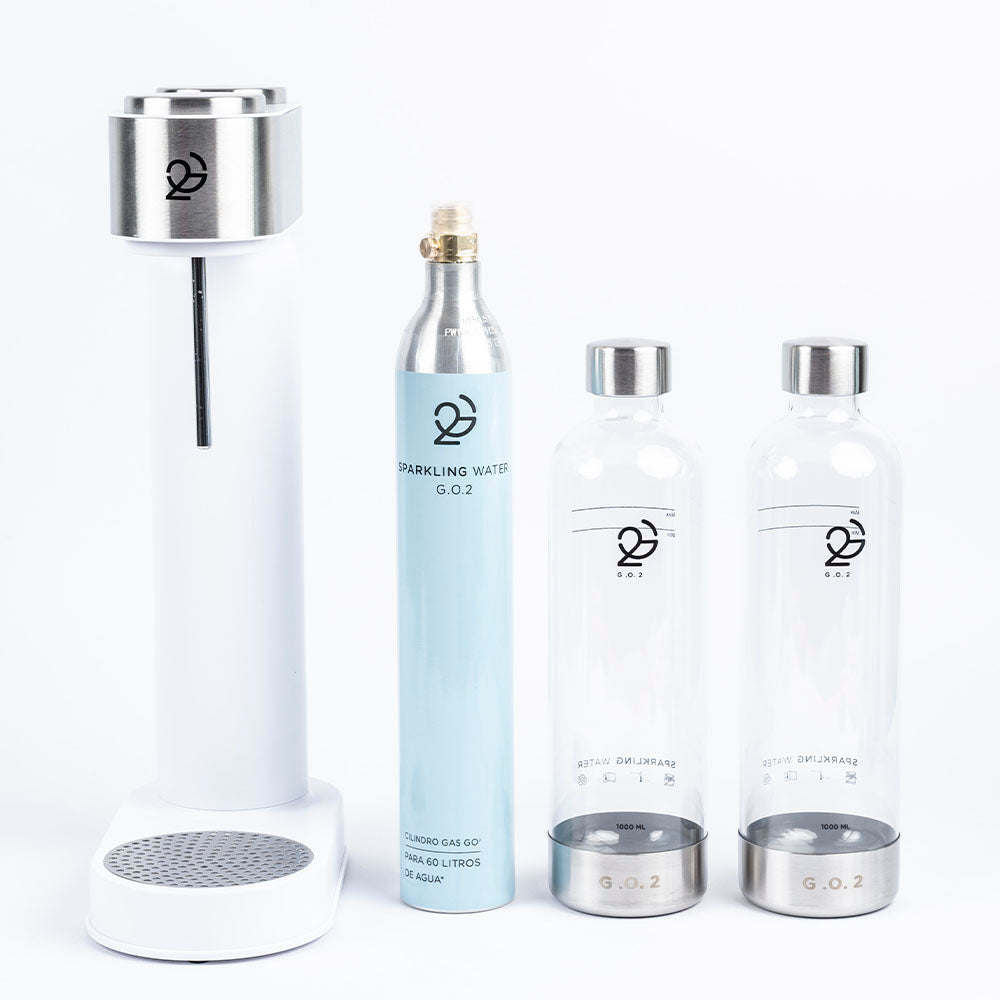 Máquina Gasificadora Bottle Pack GO26#Blanco