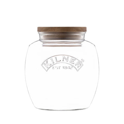 Frasco Universal Push Top Madera 2 Lt Kilner 1#Transparente