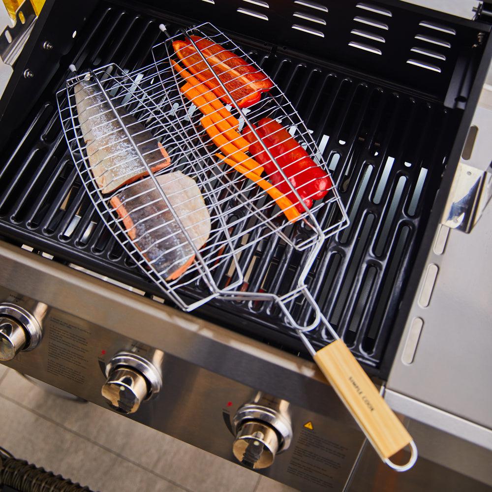 Grill Para Pescado Smokky Simple Cook