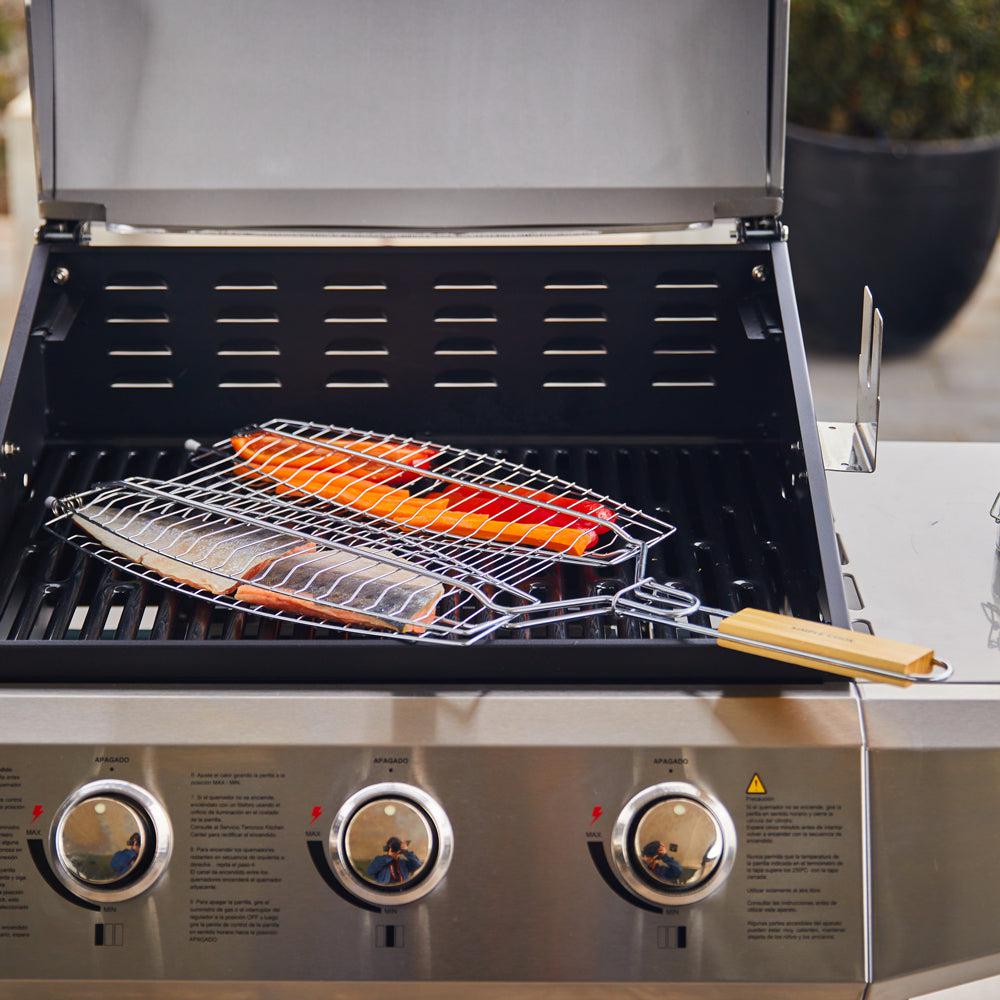 Grill Para Pescado Smokky Simple Cook