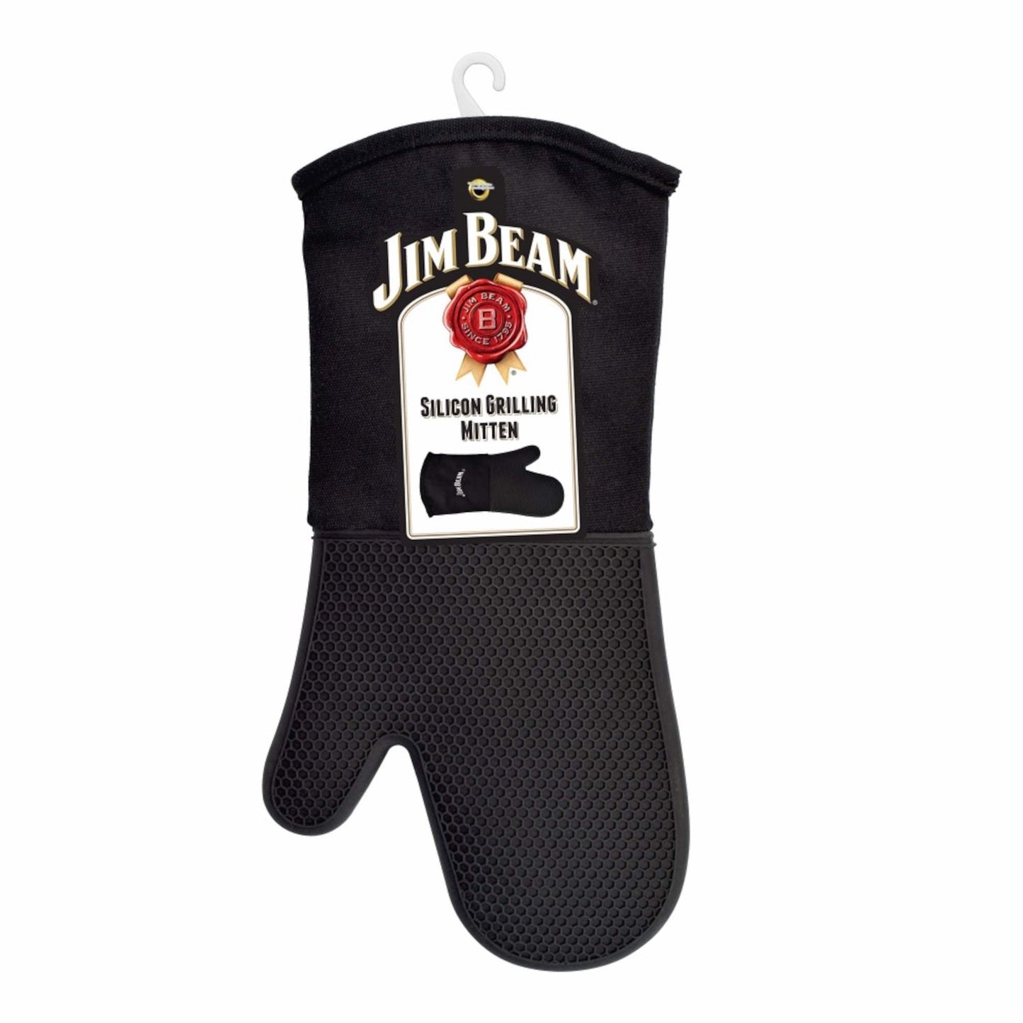 Guante Parrillero Ultra Resistente Jim Beam2#Negro