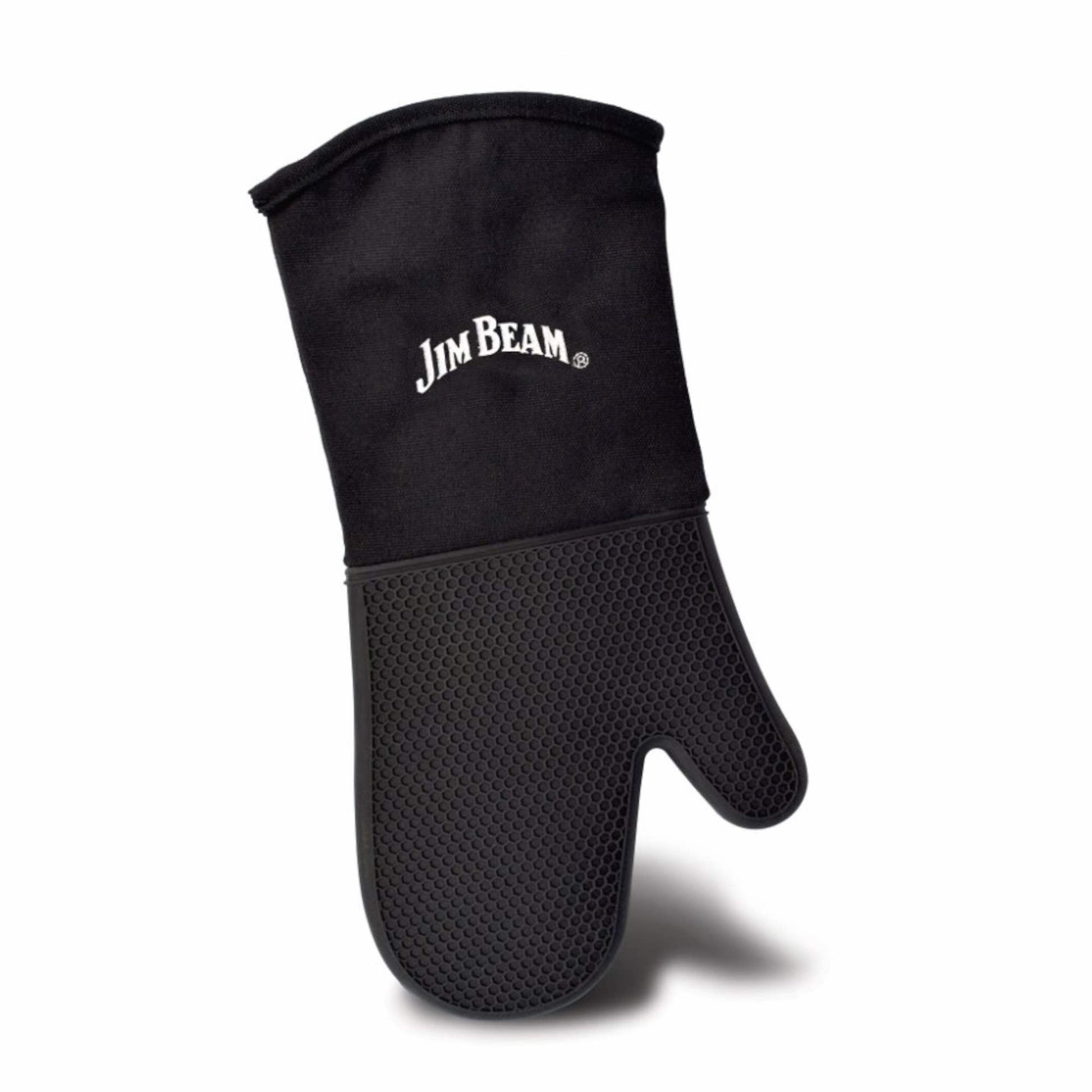 Guante Parrillero Ultra Resistente Jim Beam1#Negro