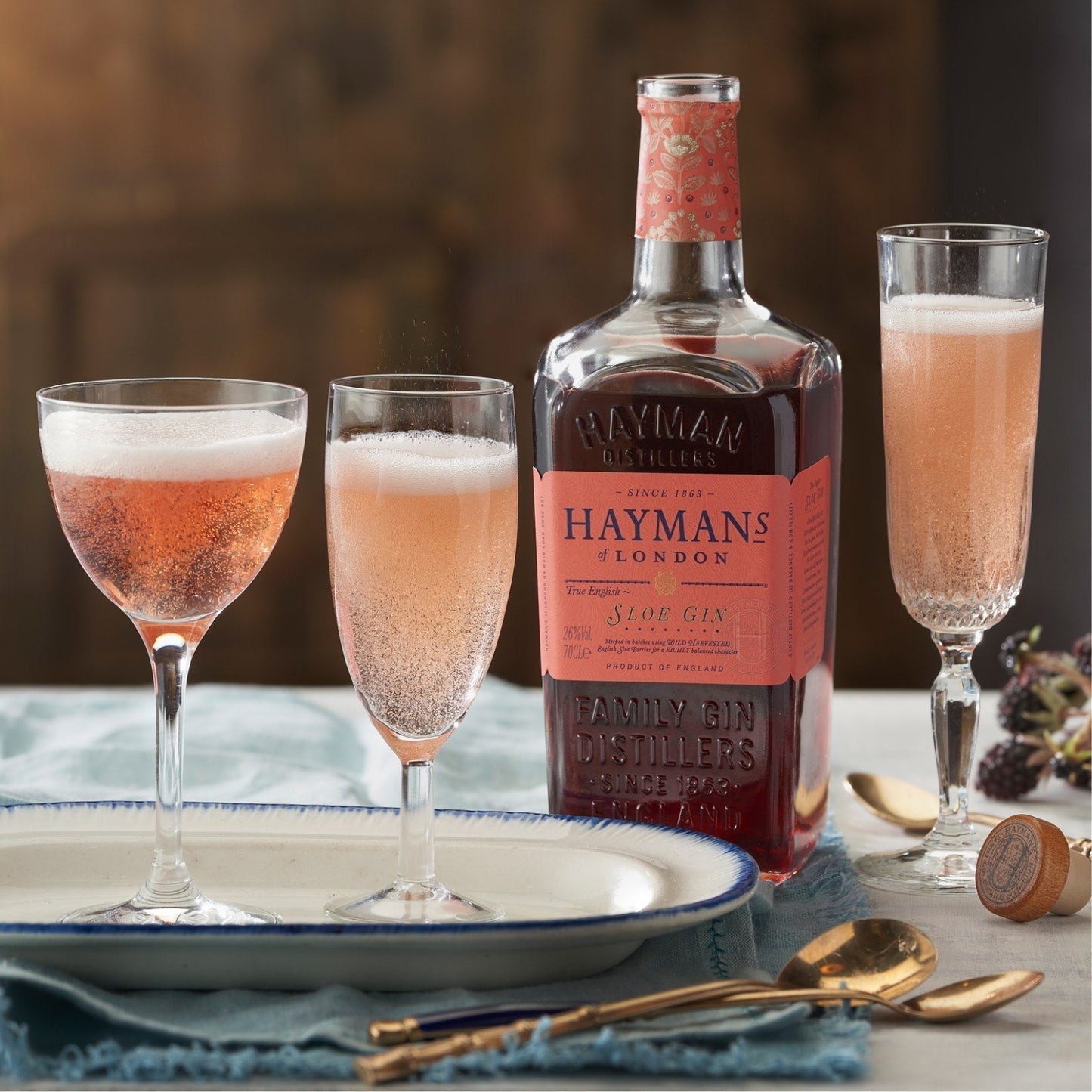 Hayman´s Sloe Gin 750cc4#Sin color