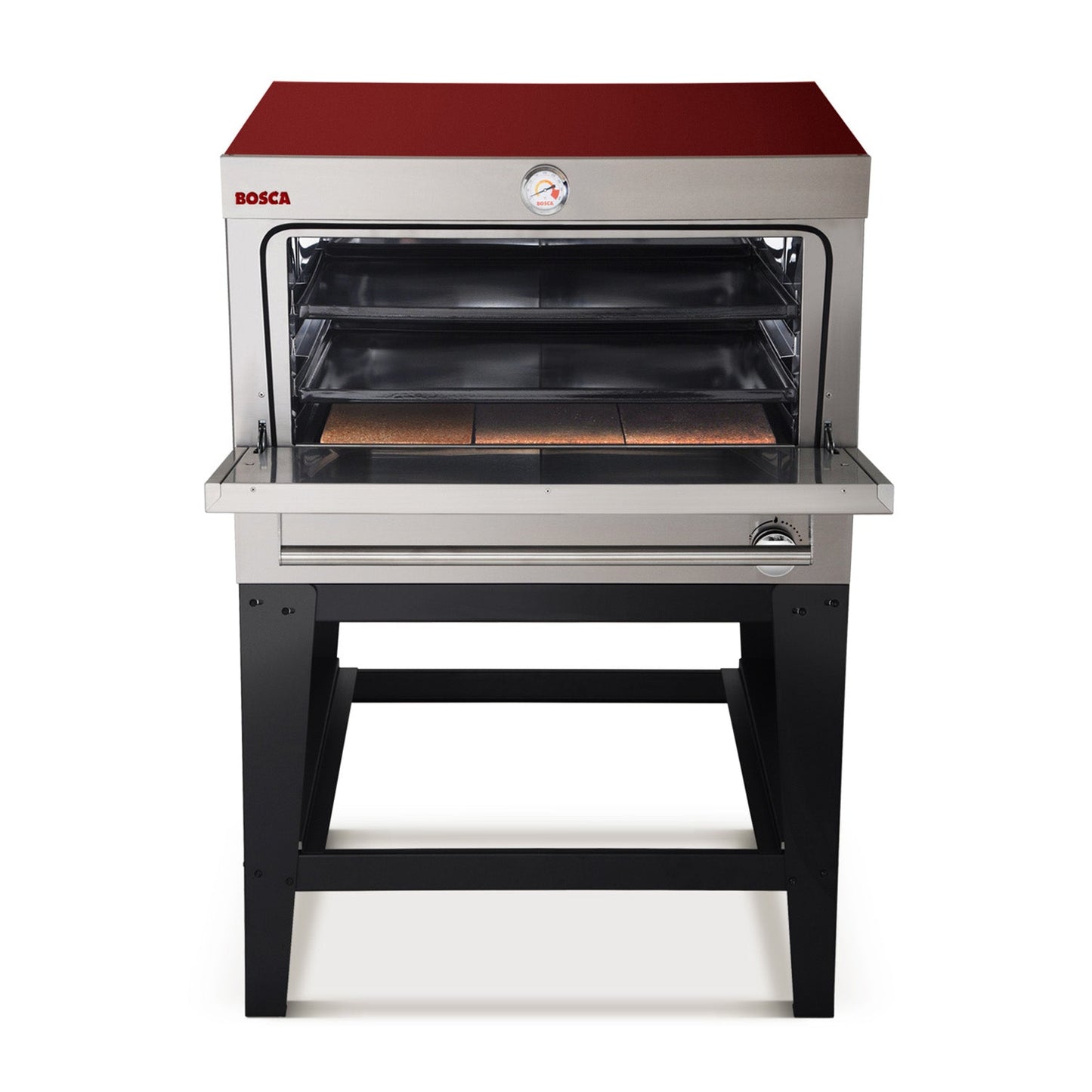 Horno a Gas Lucero Bosca6#Rojo/Inox