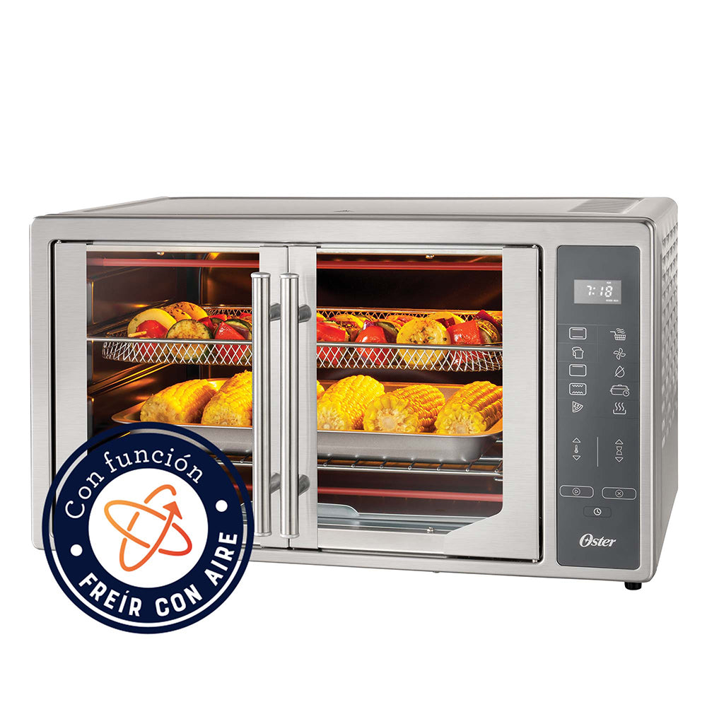 Horno Digital con Freidora de Aire 42 Lt y Puertas Francesas TSSTTVFDDAFNS3#Gris