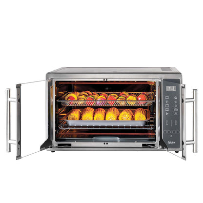 Horno Digital con Freidora de Aire 42 Lt y Puertas Francesas TSSTTVFDDAFNS4#Gris