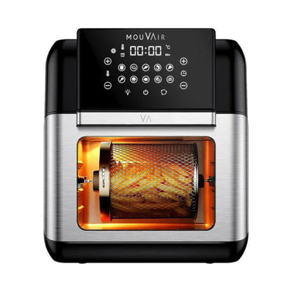 Horno Freidora Crisp 10 Lts + Molde4#Gris