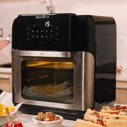 Horno Freidora Crisp 10 Lts + Molde2#Gris