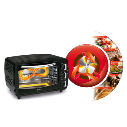 Horno Freidora de Aire 20 Litros 5 en 12#Negro