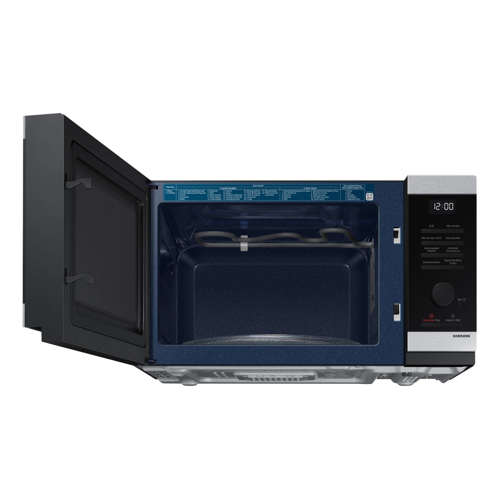 Horno Microondas Smart Con Air Fry MG32DG4524ATZS 32 Lts Samsung7#Silver