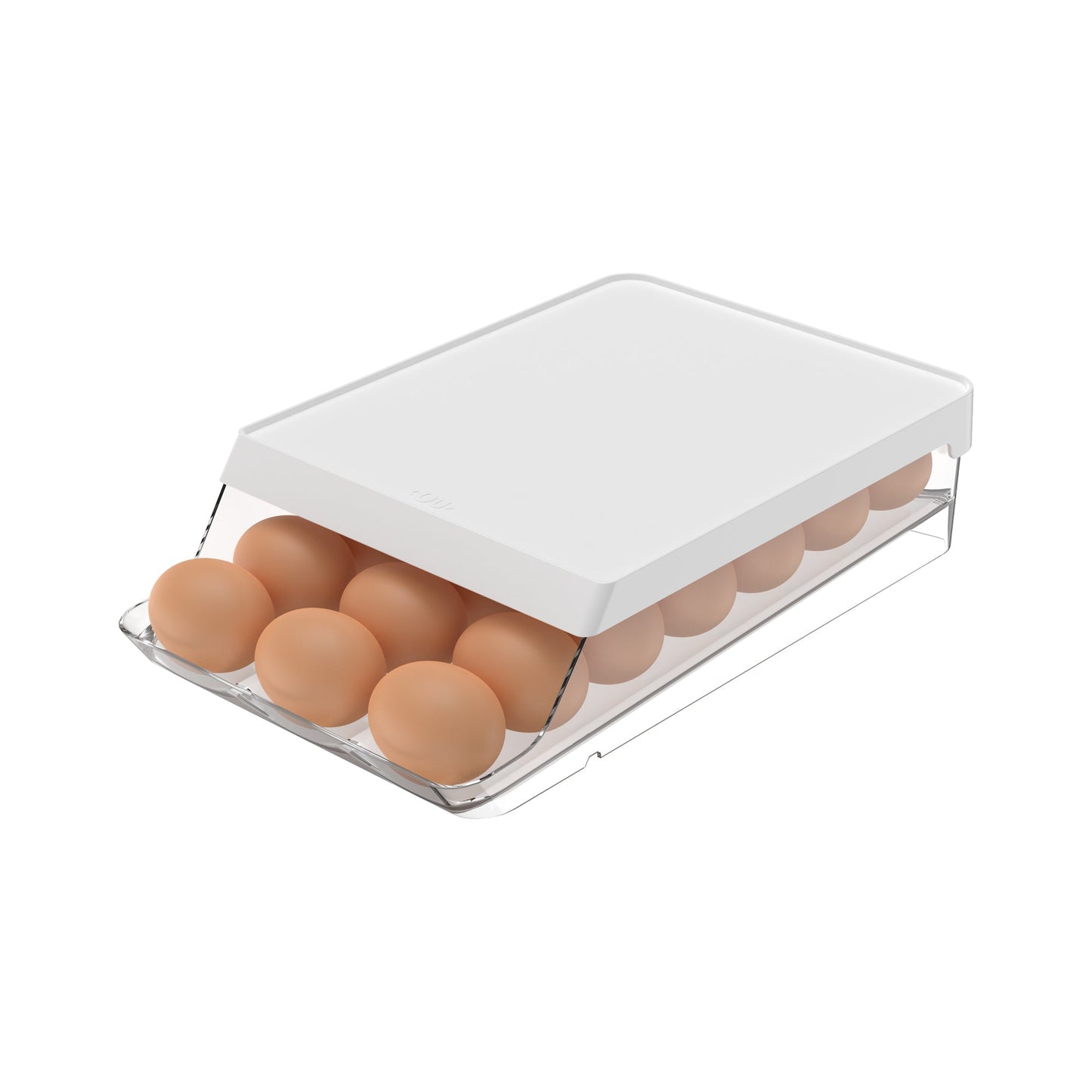 Organizador De Huevos Roll Clear Fresh 21 Un2#Sin color