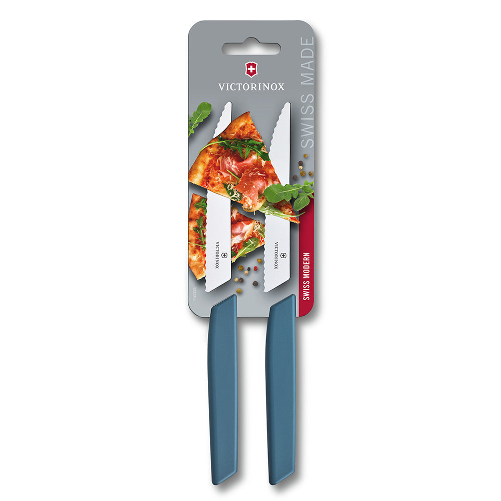 Set 2 Cuchillos Para Carne Swiss Modern Victorinox4#Azul