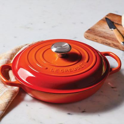 Cacerola Baja 26 Cm Le Creuset3#Naranjo