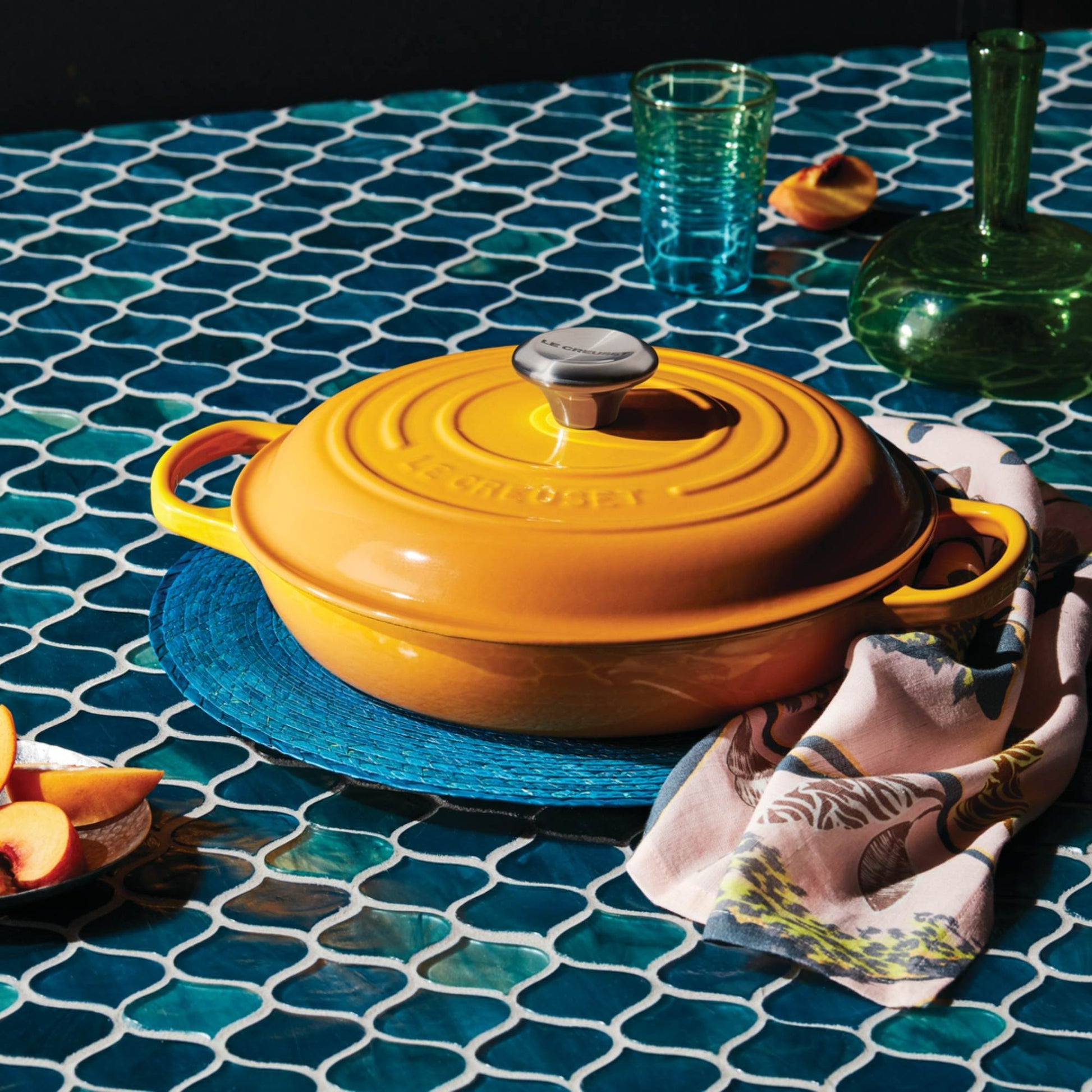 Cacerola Baja 26 Cm Le Creuset4#Amarillo