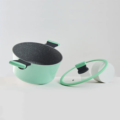 Kit Olla Soho 20 Cm + Sartén Soho 24 Cm Kitchenware4#Verde