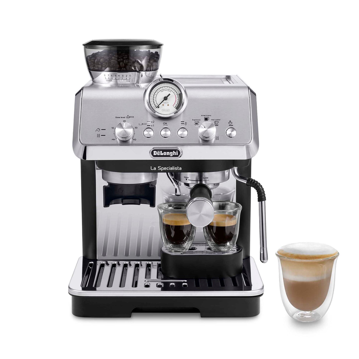 Cafetera Espresso La Specialista Arte Delonghi7#Negro