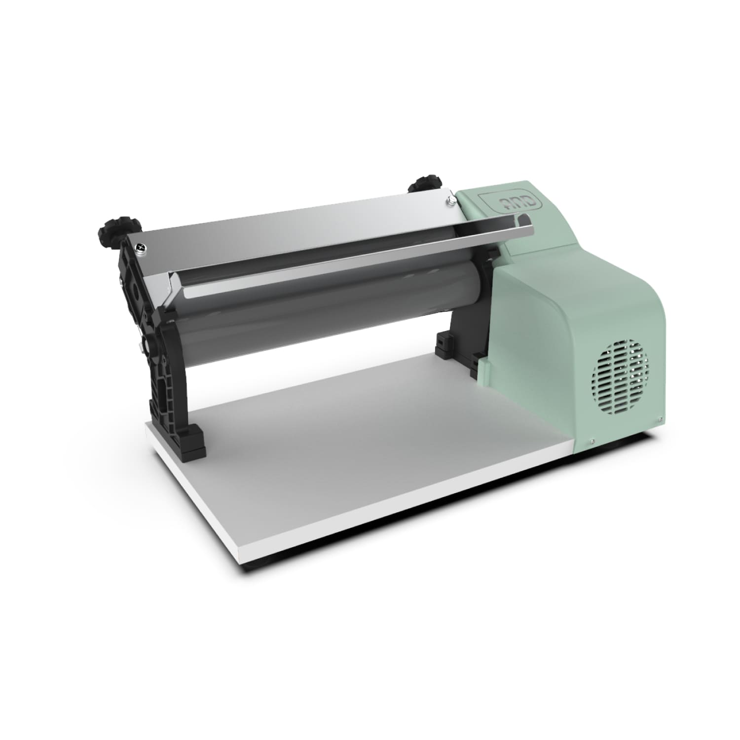 Laminador Eléctrico Antiadherente Fondant 370MM Con Cortapasta Pareti Kitchenette10#Verde