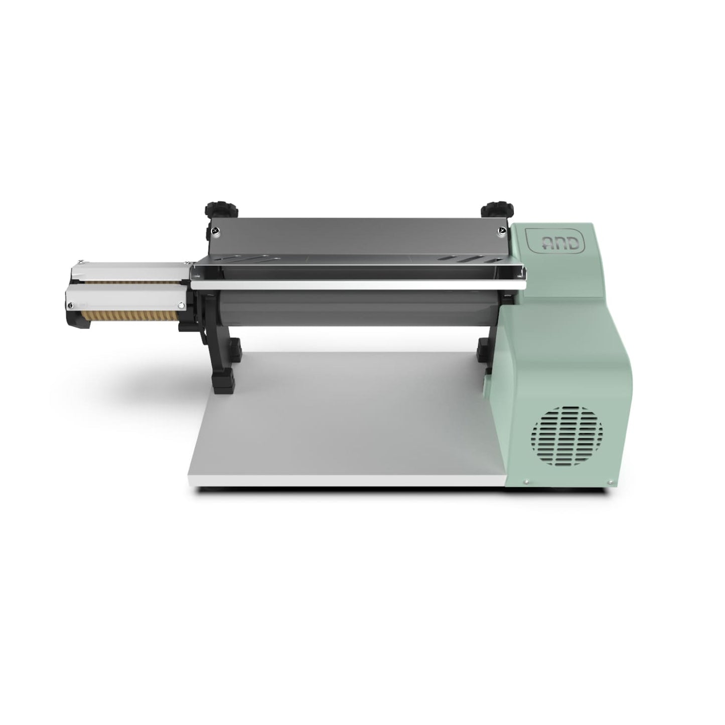 Laminador Eléctrico Antiadherente Fondant 370MM Con Cortapasta Pareti Kitchenette6#Verde