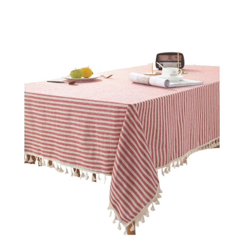 Mantel Rectangular Estampado Pamela 140x200 Cms Bohemik4#Rojo|beige