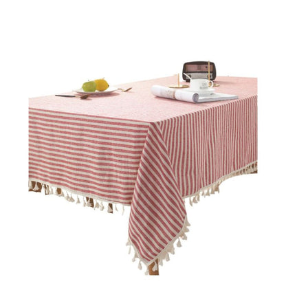 Mantel Rectangular Estampado Pamela 140x220 Cms Bohemik4#Rojo|beige