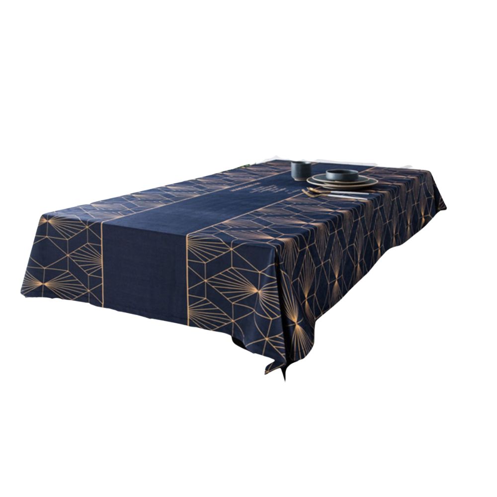 Mantel Rectangular Estampado Patricia 140x220 Cms Bohemik7#Azul