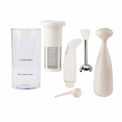 Set Milker Bebidas Vegetales Con Batidora JELV2350 Jata3#Beige