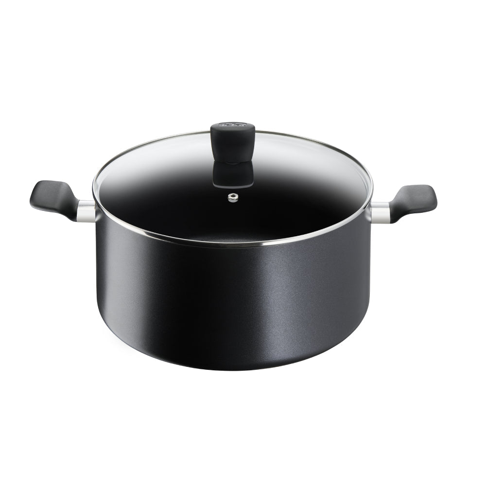 Olla 30 Cm Con Tapa SC Tefal1#Negro