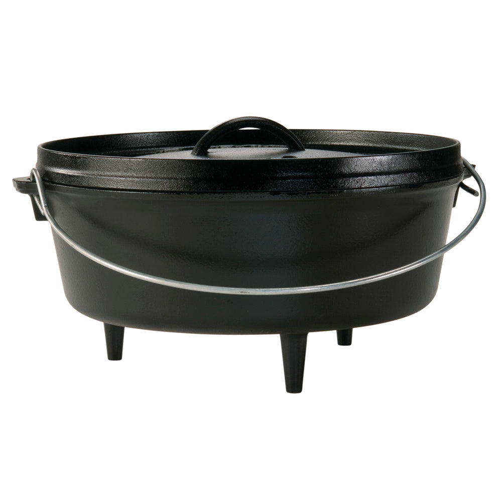 Olla Holandesa Camping 7.6 Lts Lodge Cast Iron3#Negro