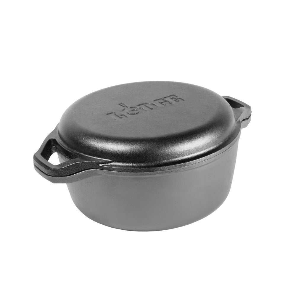 Olla Holandesa Doble 5.7 Lts Lodge Cast Iron4#Negro