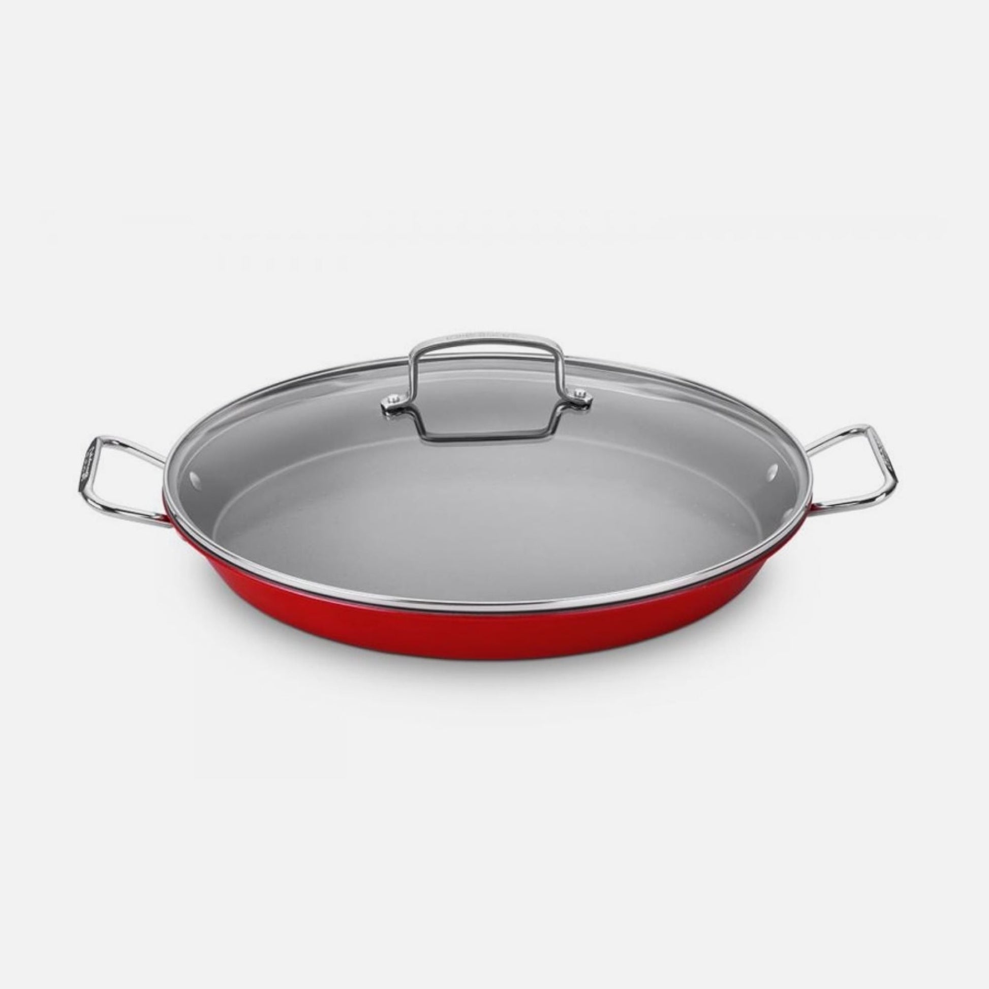 Paellera de 38 cm con Tapa ASP-38CR de Cuisinart2#Rojo