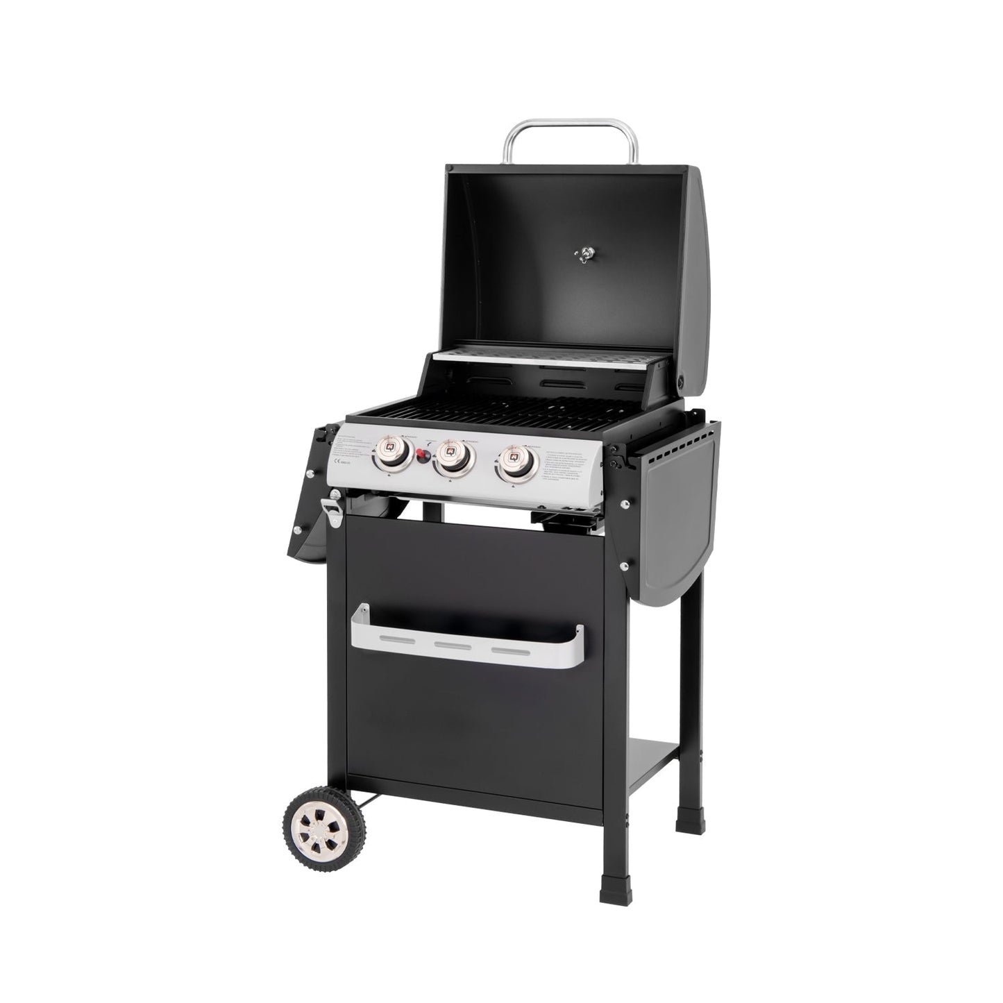 Parrilla a Gas 3 Quemadores Boston Pro BBQ301GCA4#Negro