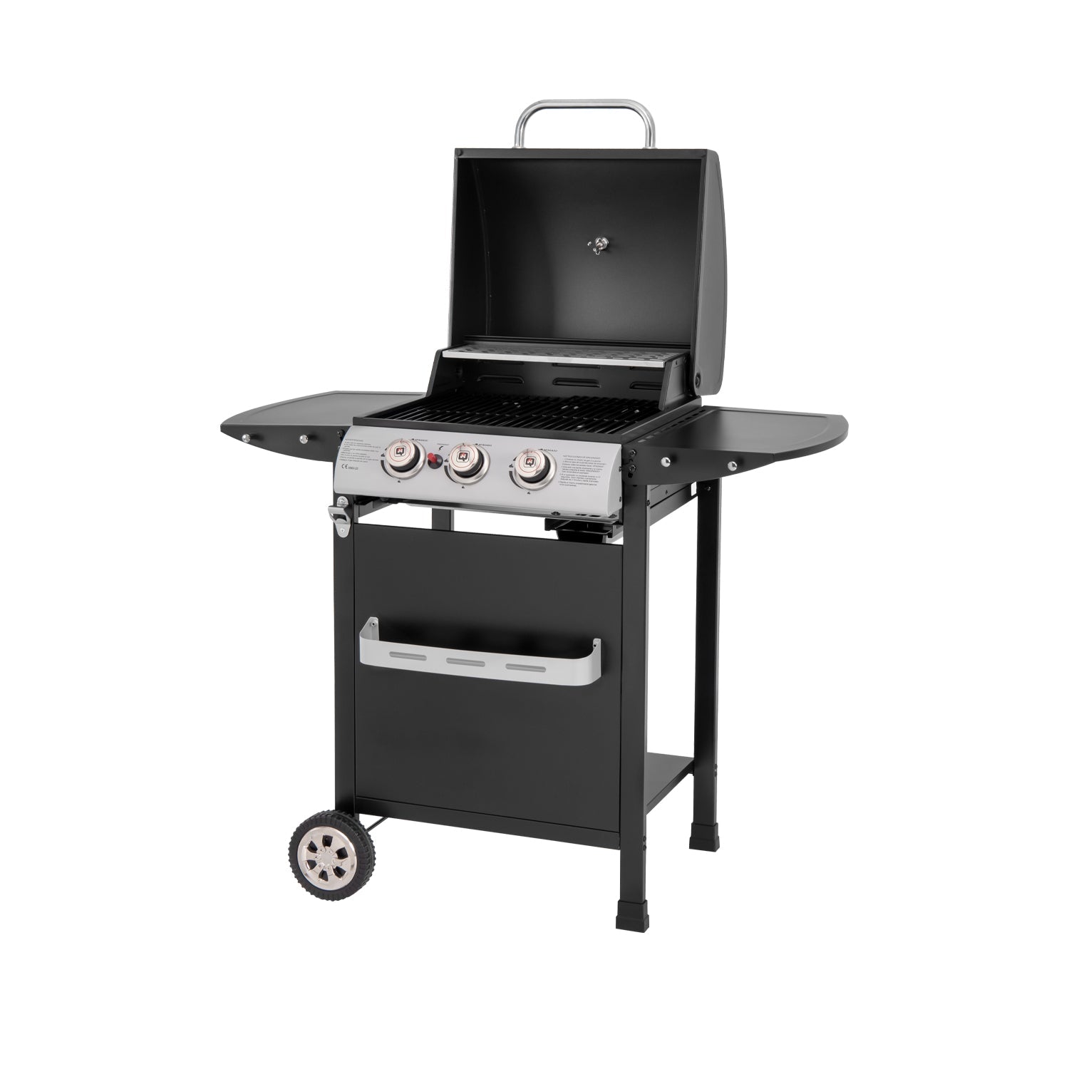 Parrilla a Gas 3 Quemadores Boston Pro BBQ301GCA7#Negro