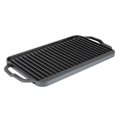 Parrilla/Plancha Reversible Hierro Fundido Lodge Cast Iron3#Negro