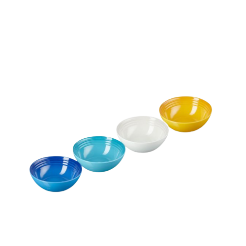 Set 4 Bowls Cereal Riviera1#Multicolor