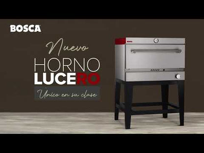 Horno a Gas Lucero Bosca2#Rojo/Inox