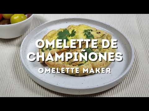 Máquina Para Hacer Omelette BOM040 Blanik2#Negro