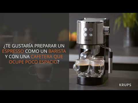 Cafetera Espresso Virtuoso Steam & Pump Krups2#Plateado