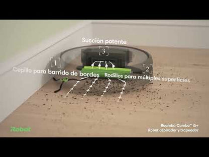 Aspiradora Y Trapeadora Robot 2 En 1 Roomba Combo i5+ Nueva iRobot2#Gris