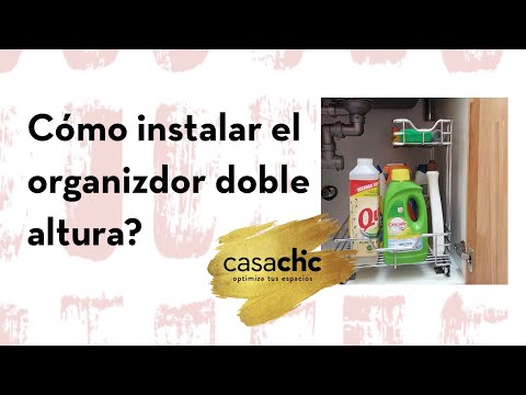 Organizador Doble Altura CasaChic5#Acero