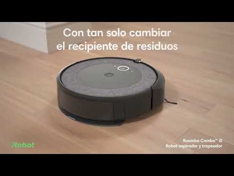 Aspiradora Y Trapeadora Robot 2 En 1 Roomba Combo I5 iRobot3#Gris