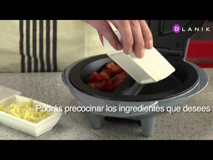 Máquina Para Hacer Omelette BOM040 Blanik3#Negro