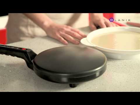 Máquina Para Hacer Crepe BCM03 Blanik2#Negro