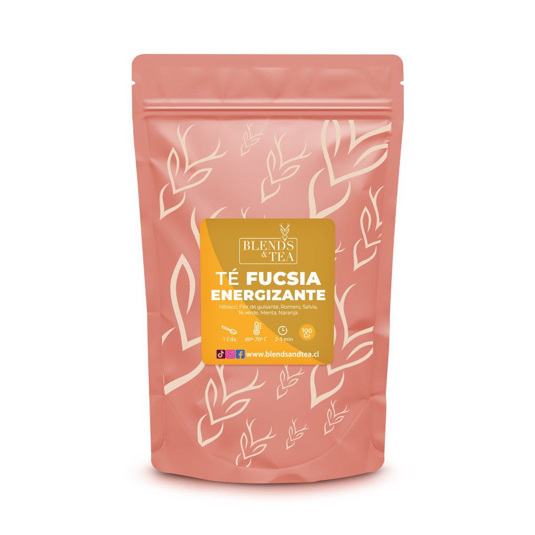 Té Fucsia Energizante Recarga 100 Gr Blends & Tea1#Fucsia