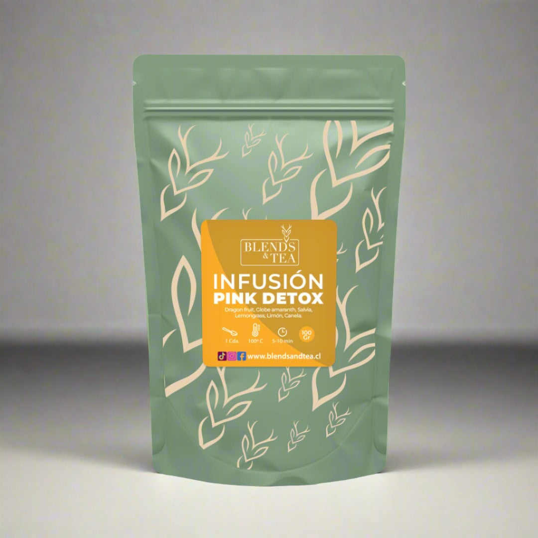 Infusión Pink Detox Recarga 100 Grs Blends & Tea1#Sin color