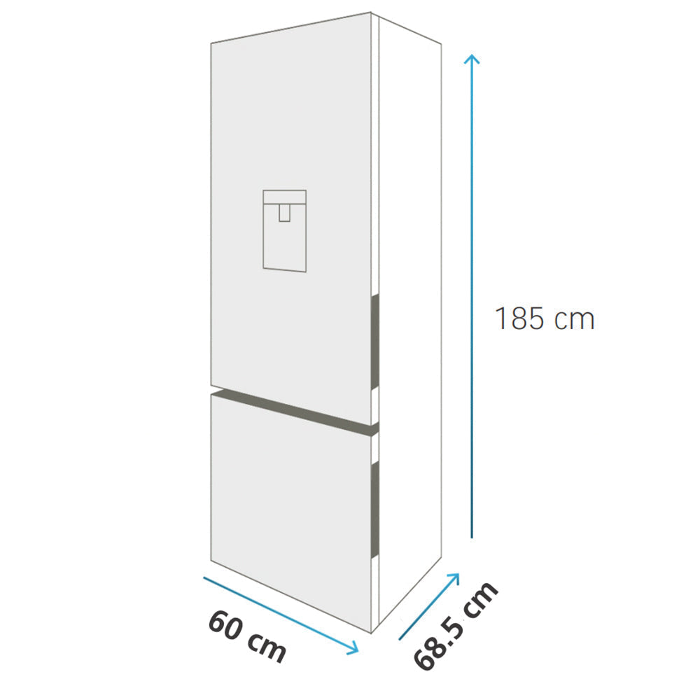 Refrigerador Bottom Freezer RMB432PXLRS0 360 Lts Mabe7#Plata